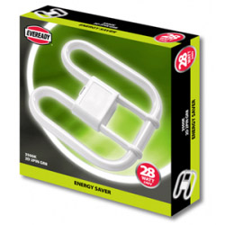 Eveready 2D Lamp 28W 4 PIN 240V CFL